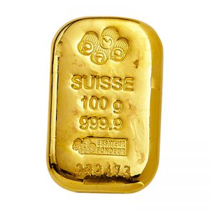 PAMP 100g Gold Cast PAMP 100g Gold Cast