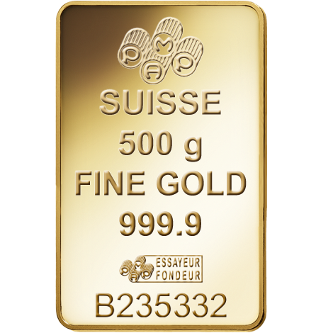 PAMP 500g Gold Mint PAMP 500g Gold Mint