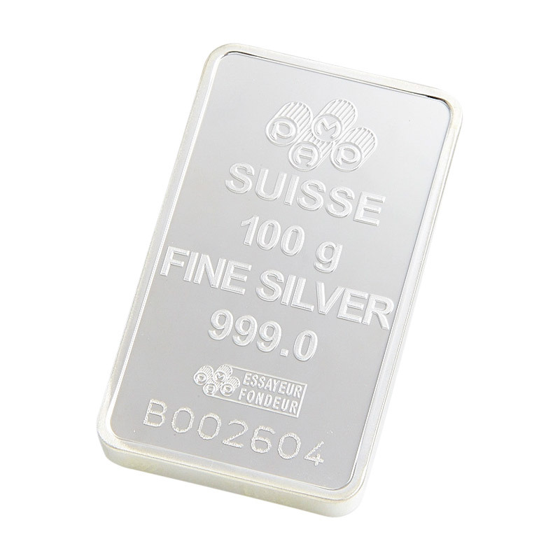 PAMP 100g Silver Mint PAMP 100g Silver Mint