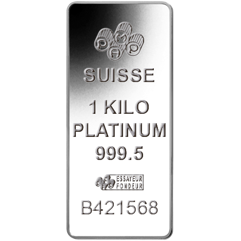 PAMP 1kg Platinum Minted Bar PAMP 1kg Platinum Minted Bar