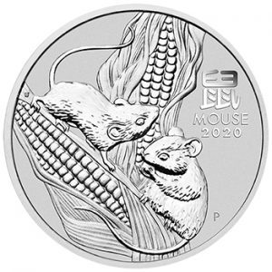 Perth Mint 2020 Lunar Mouse Silver Coin – 1oz