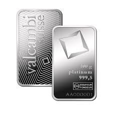 Valcambi & Co 100g Platinum Minted Bar - IN STORE NOW! Valcambi & Co 100g Platinum Minted Bar - IN STORE NOW!