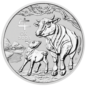 Perth Mint 2021 Lunar Ox Silver Coins 1kg - Limited stock