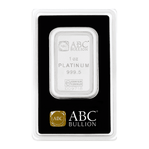 ABC 1oz Platinum Minted Bar