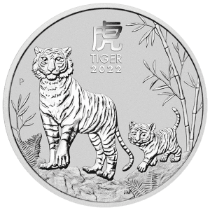 Perth Mint 2022 Lunar Tiger Silver Coins 1oz -Limited stock Perth Mint 2022 Lunar Tiger Silver Coins 1oz -Limited stock