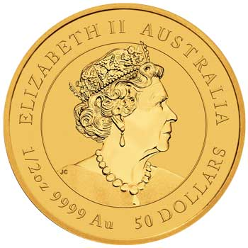 Perth Mint 1/2oz Gold 2022 Year of the Tiger Lunar Coin
