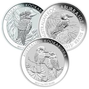 Perth Mint 1oz Kookaburra Silver Coins - Random Dates Perth Mint 1oz Kookaburra Silver Coins - Random Dates