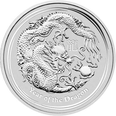 Perth Mint 10oz Dragon Silver Coin - Random Date