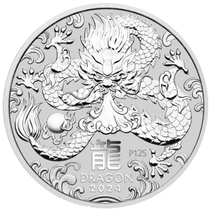 Perth Mint 1oz Year of the Dragon Silver Coin 2024