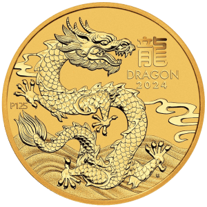 Perth Mint 1oz Year of the Dragon Gold Coin 2024