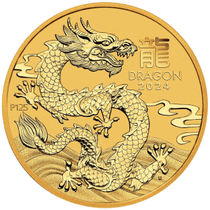 Perth Mint 1/4oz Year of the Dragon Gold Coin 2024