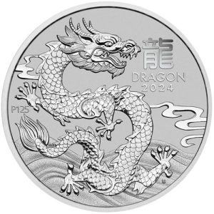 Perth Mint 1oz Year of the Dragon Platinum Coin 2024