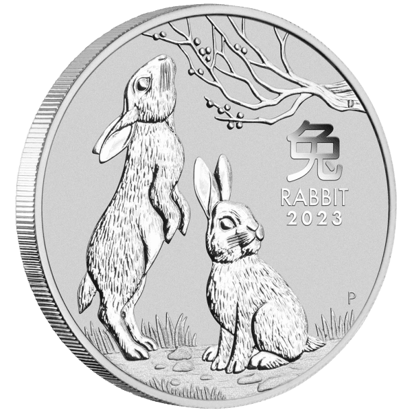 Perth Mint 1/2oz 2023 Lunar Rabbit Silver Coins - Limited stock