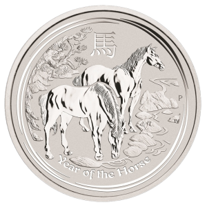 Perth Mint 1/2oz 2014 Lunar Horse Silver Coins - Limited stock