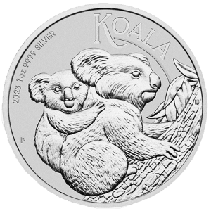 Perth Mint 1oz Koala Silver Coins x 20 - Random Dates