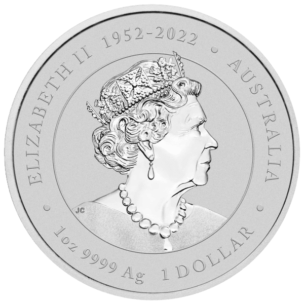 Perth Mint 1oz Year of the Dragon Silver Coin 2024