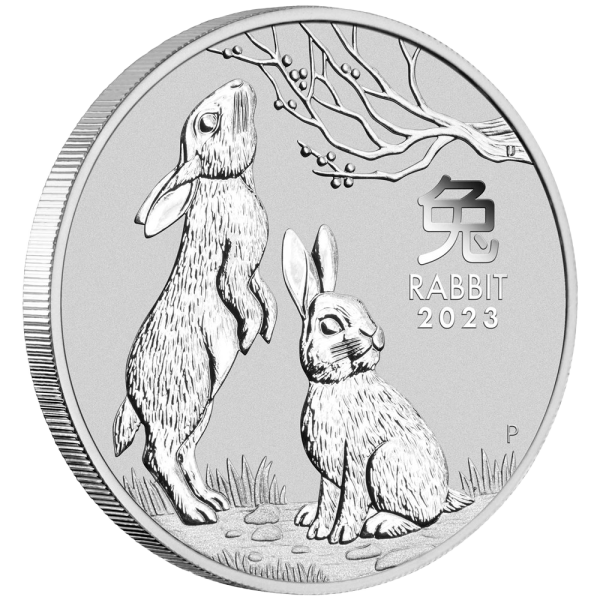 Perth Mint 5oz 2023 Lunar Rabbit Silver Coins - Limited stock