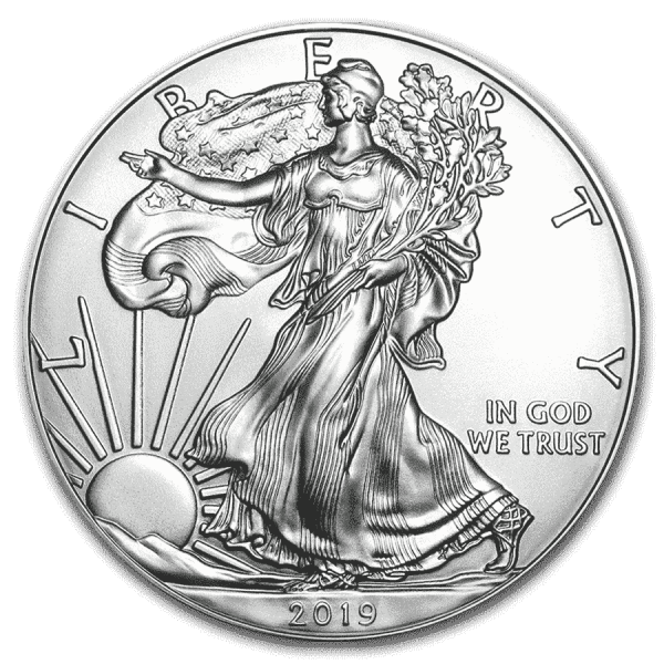 1oz Silver US Eagle coins - Random Dates