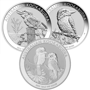 Perth Mint 1kg Kookaburra Silver Coins - Random Dates