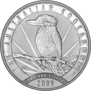 Perth Mint 2oz Kookaburra Silver Coins - Random Date Perth Mint 2oz Kookaburra Silver Coins - Random Date