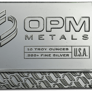 OPM Metals 10oz Silver Minted Bar - Buyback