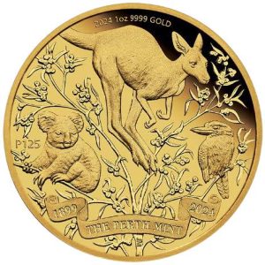 Perth Mint 1oz Gold Coin 125th Anniversary