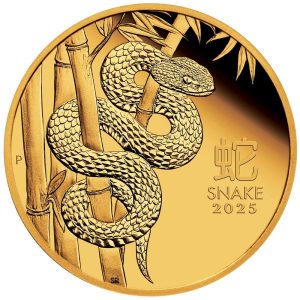 Perth Mint 1oz Year of the Snake Gold Coin 2025