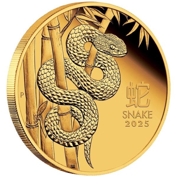 Perth Mint 1oz Year of the Snake Gold Coin 2025