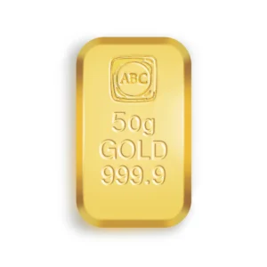 ABC 50g Gold Cast Bar 9999 (2 Week Delay)