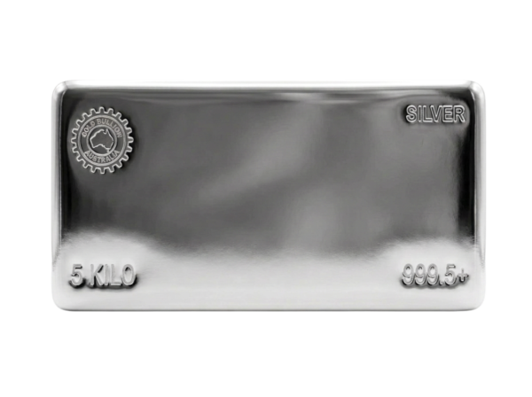 GBA 5kg Silver Cast Bar 999