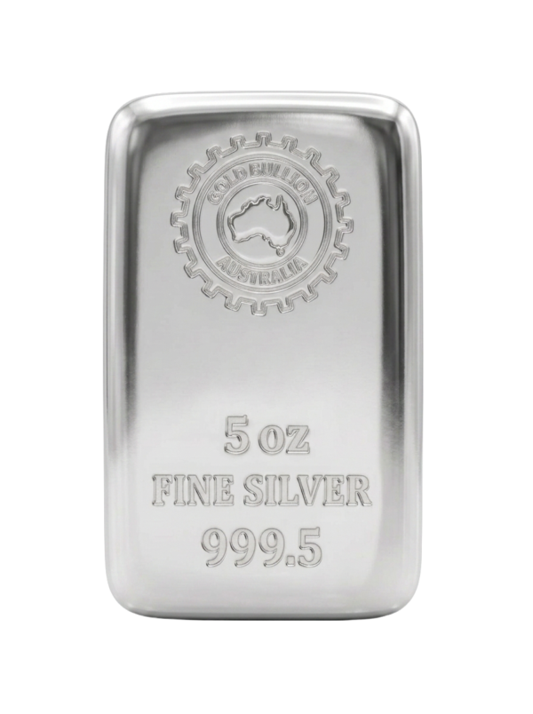 GBA 5oz Silver Cast Bar 999