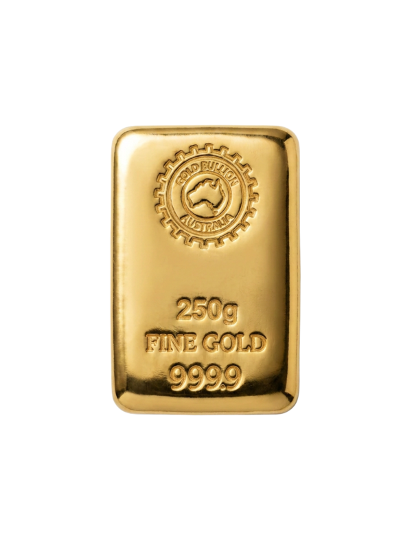 GBA 250g Gold Cast Bar 9999