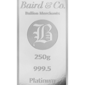 Generic 250g Platinum Minted Bar