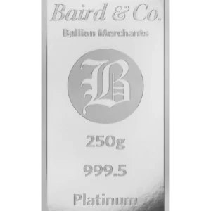 Generic 250g Platinum Minted Bar