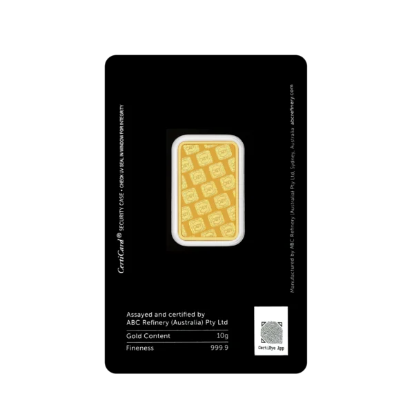 ABC 10g Minted Gold Bar