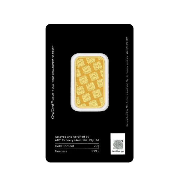 ABC 20g Minted Gold Bar