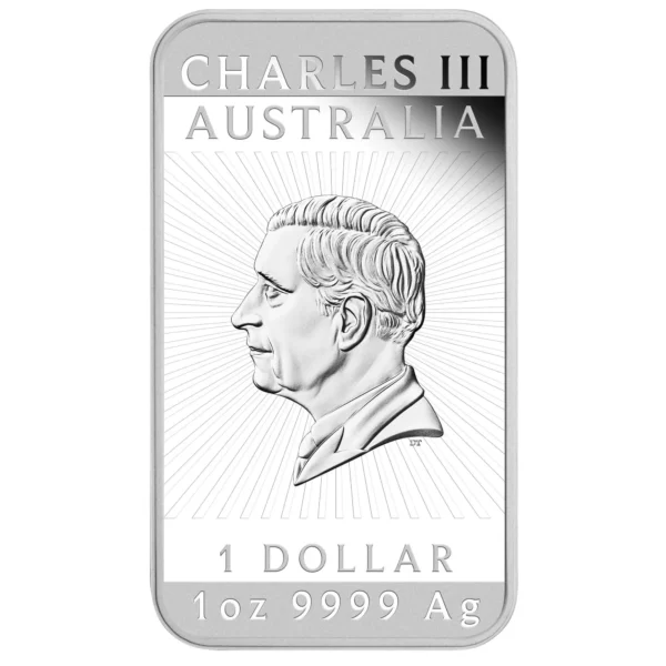 1oz Perth Mint Dragon Rectangular Silver Coin - 2026