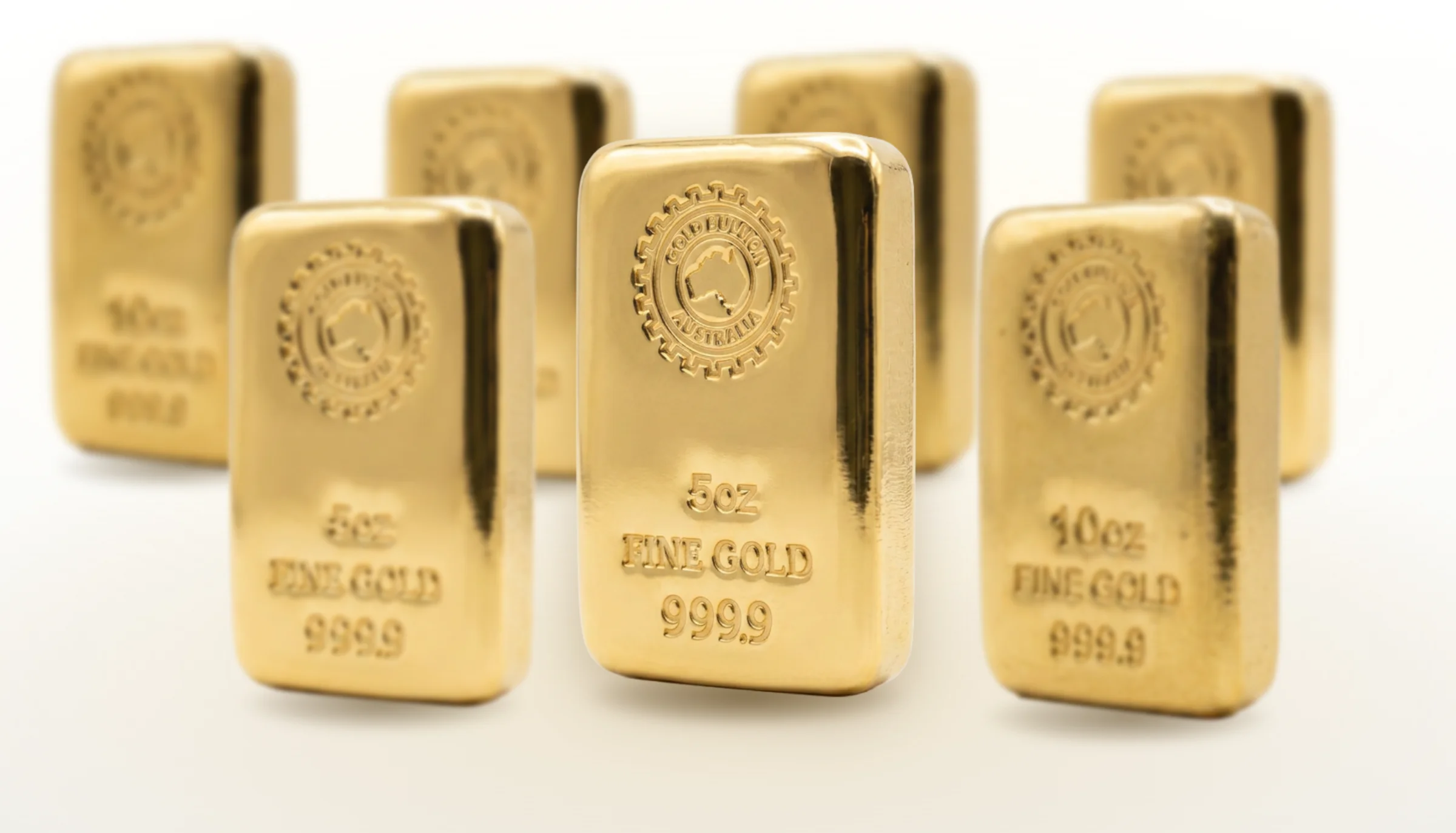 Gold bullion bars from Gold Bullion Australia