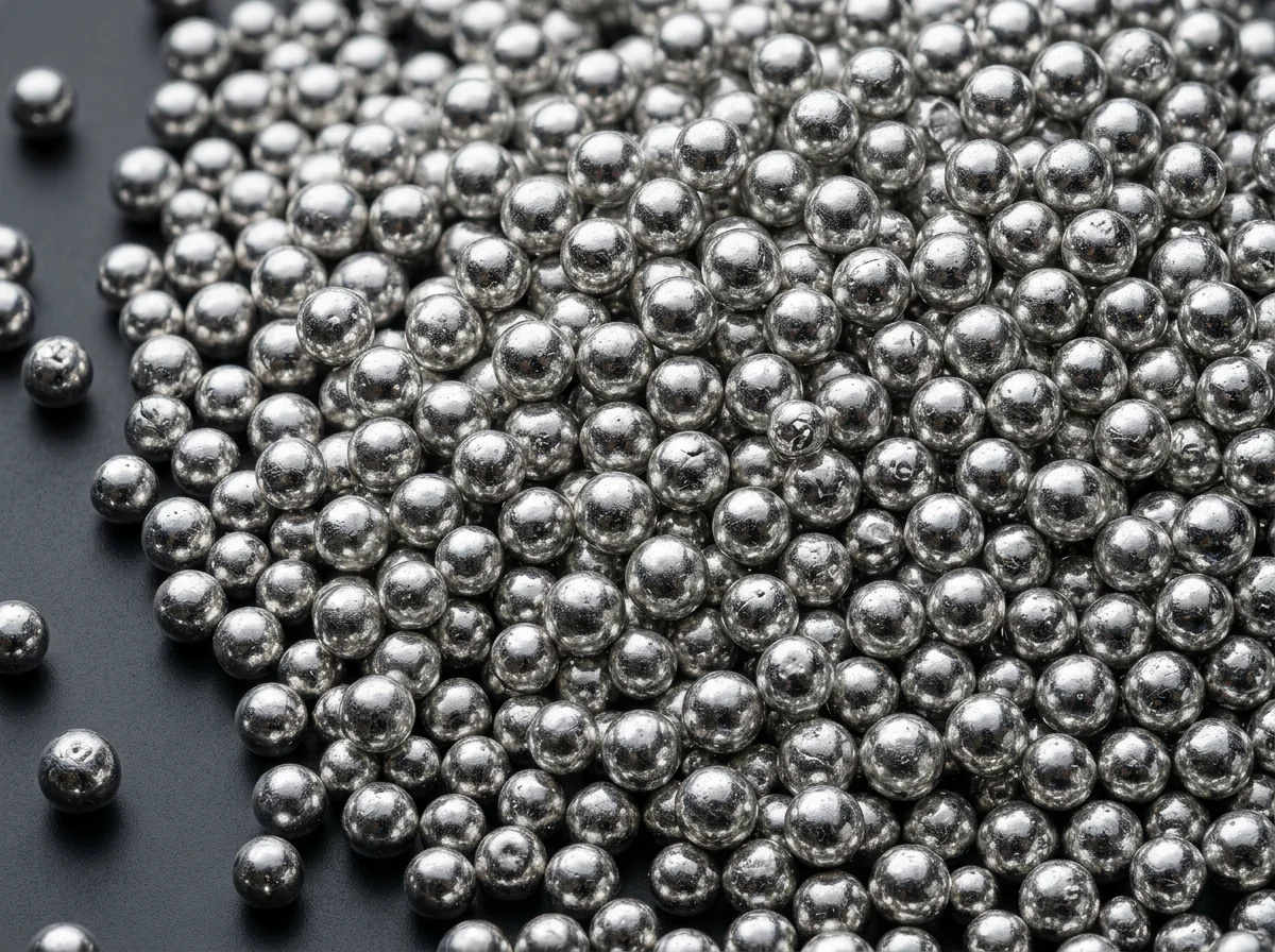 Silver granules, the raw metal behind pool allocated holdings
