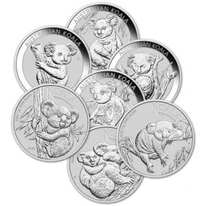 1oz Perth Mint Koala Silver Coin – Random Dates